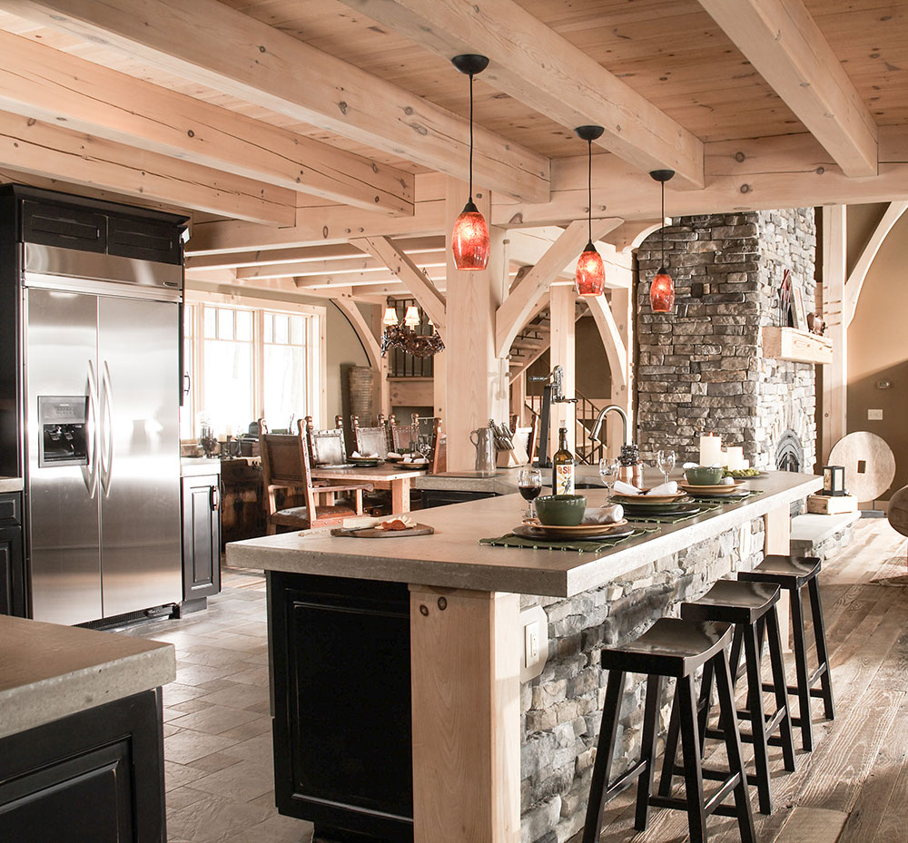 Fresh timber frame kitchen ideas Timber Frame Kitchens Image Gallery Timberbuilt