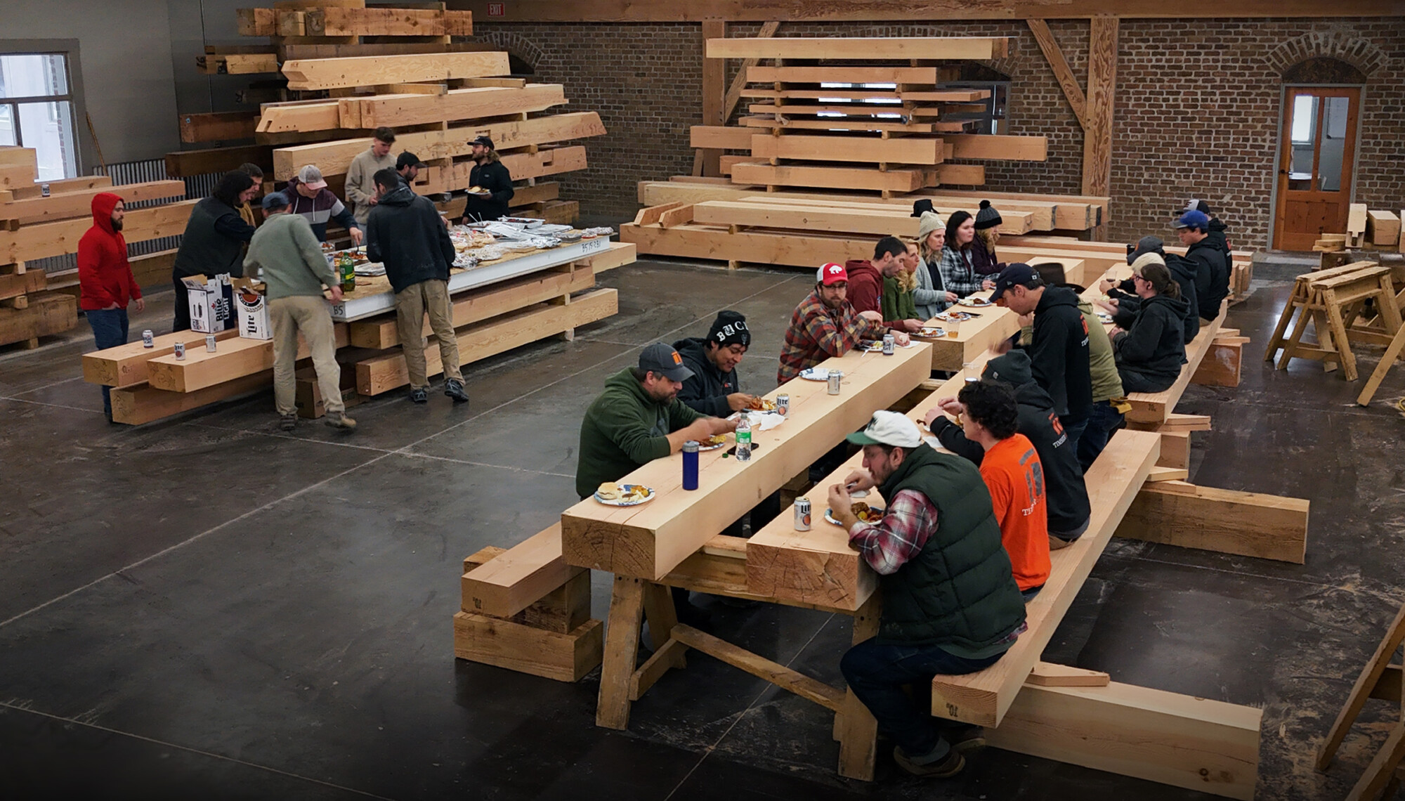 The Timberbuilt Christmas party.